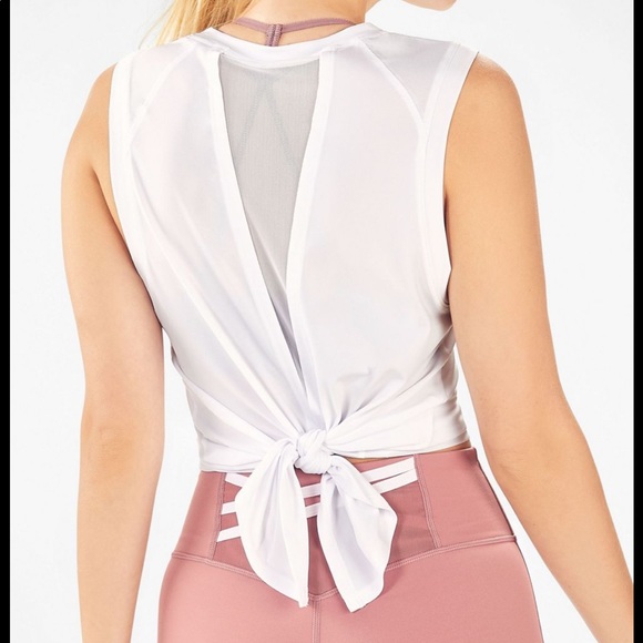 Fabletics Tops - White Fabletics workout top